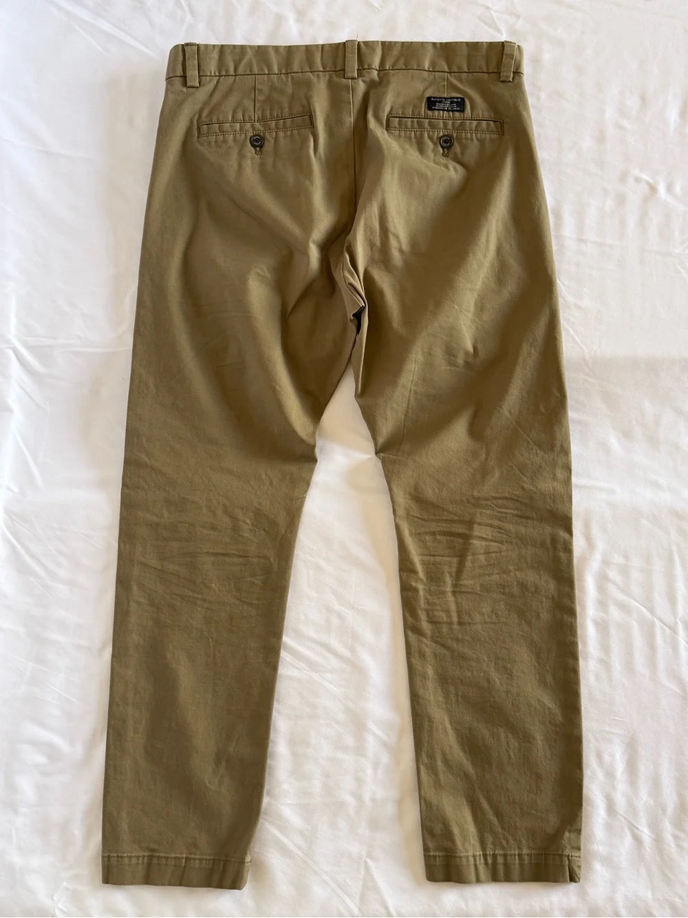 Banana Republic Men's Olive-Tan Chinos